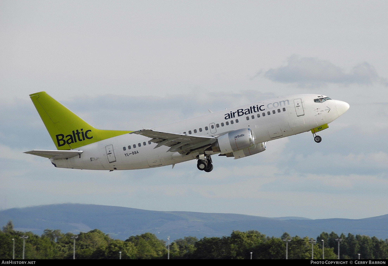 Aircraft Photo of YL-BBA | Boeing 737-505 | AirBaltic | AirHistory.net #88217