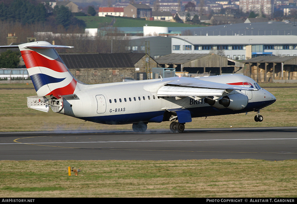 Aircraft Photo of G-BXAS | British Aerospace Avro 146-RJ100 | British Airways | AirHistory.net #88218