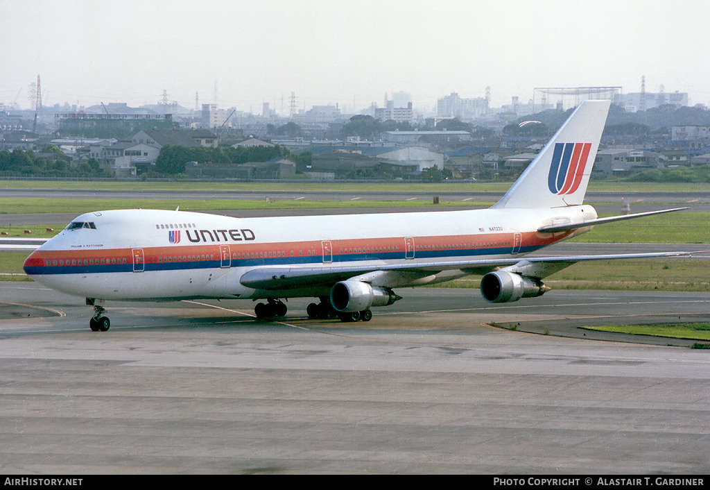 Aircraft Photo of N4723U | Boeing 747-122 | United Airlines | AirHistory.net