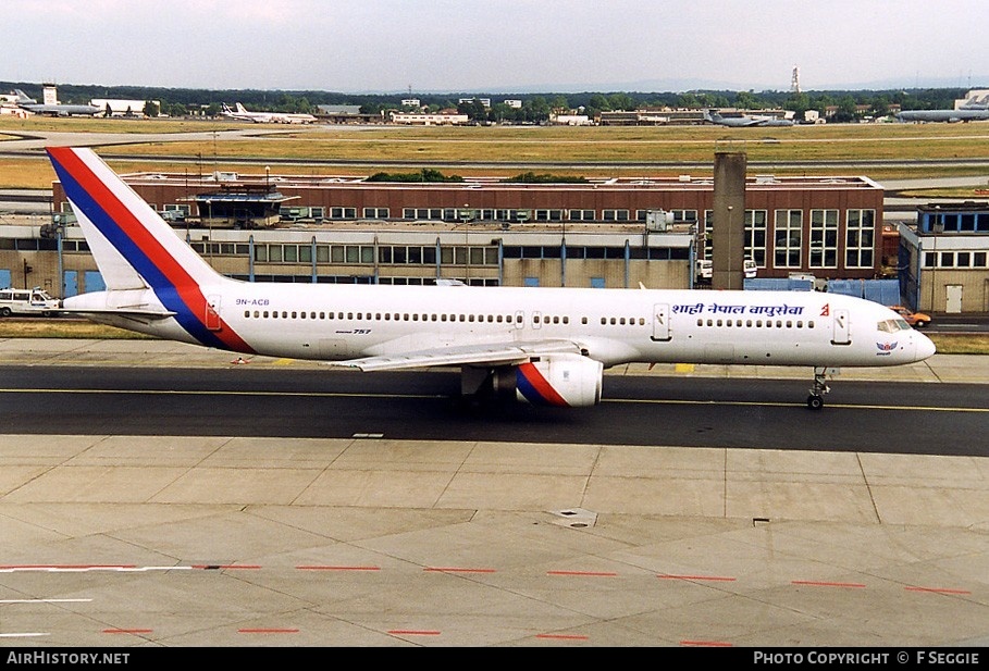 Aircraft Photo of 9N-ACB | Boeing 757-2F8C | Royal Nepal Airlines | AirHistory.net #88248