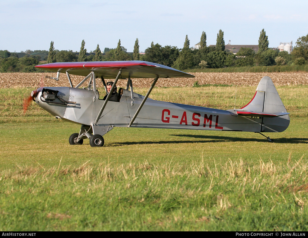 Aircraft Photo of G-ASML | Luton LA4A Minor | AirHistory.net #88261