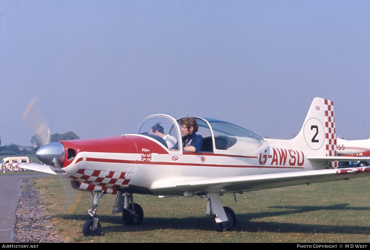 Aircraft Photo of G-AWSU | Laverda F.8L Falco 4 | AirHistory.net #88267