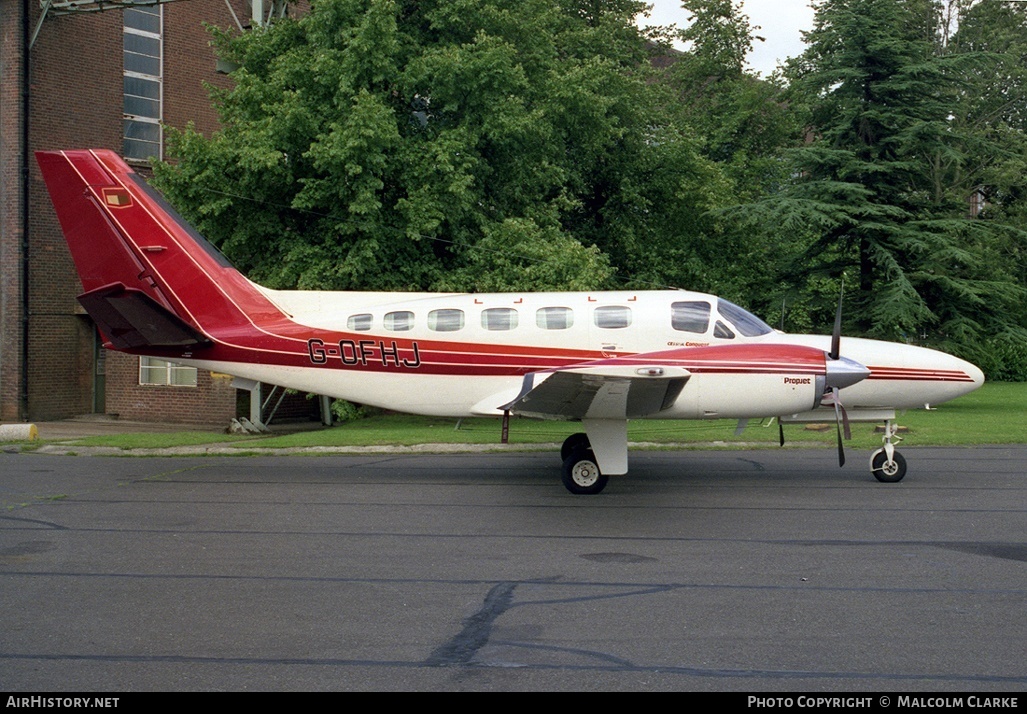 Aircraft Photo of G-OFHJ | Cessna 441 Conquest | AirHistory.net #88290