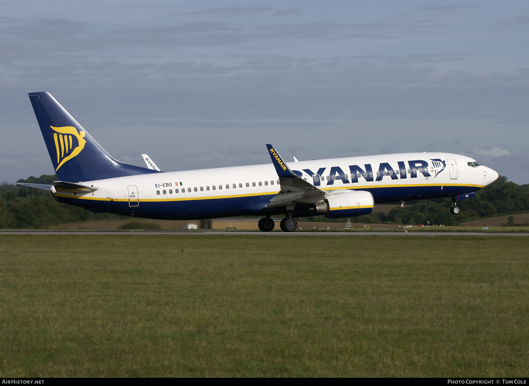 Aircraft Photo of EI-EBG | Boeing 737-8AS | Ryanair | AirHistory.net #88293