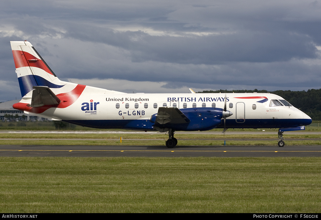 Aircraft Photo of G-LGNB | Saab 340B | British Airways | AirHistory.net #88294