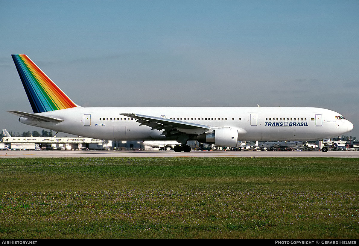 Aircraft Photo of PT-TAD | Boeing 767-3Y0/ER | TransBrasil | AirHistory.net #88301