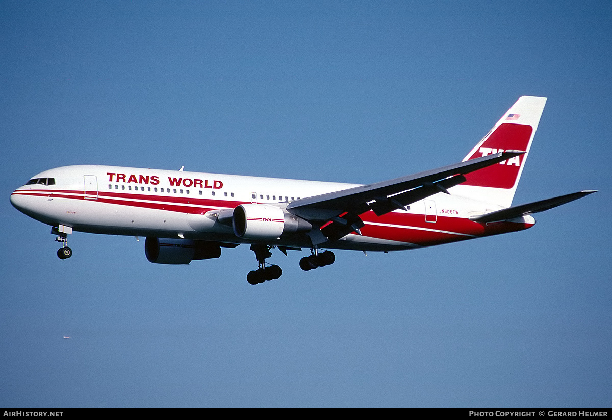 Aircraft Photo of N606TW | Boeing 767-231(ER) | Trans World Airlines - TWA | AirHistory.net #88311