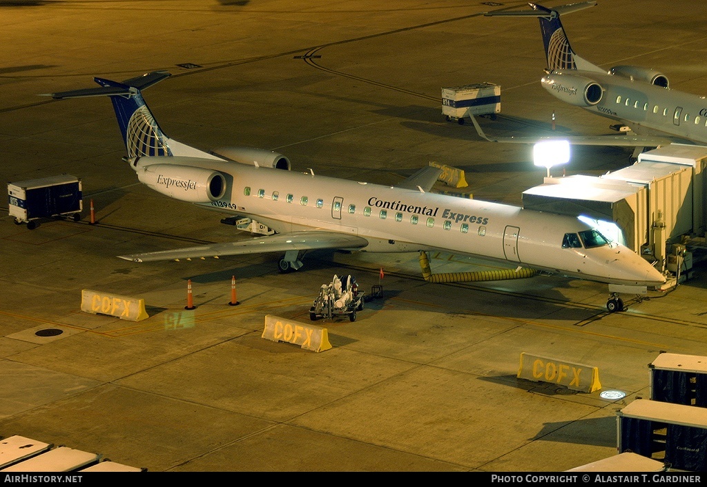 Aircraft Photo of N13949 | Embraer ERJ-145LR (EMB-145LR) | Continental Express | AirHistory.net #88355