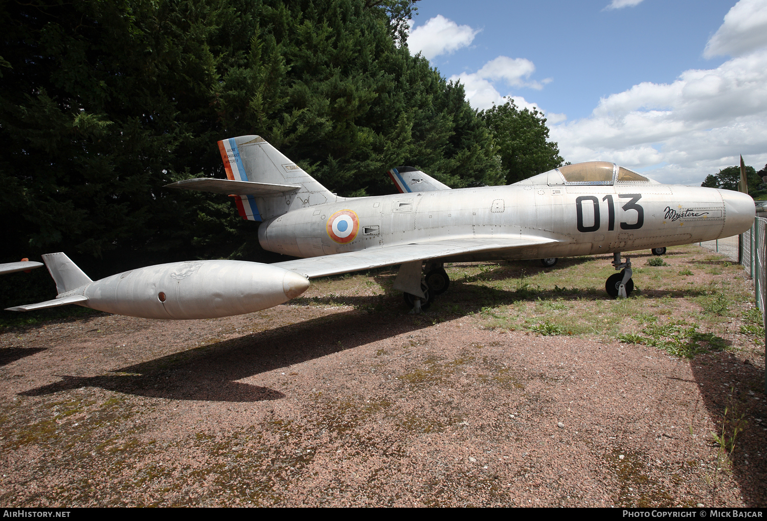 Aircraft Photo of 013 | Dassault MD-452 Mystere IIC | France - Air Force | AirHistory.net #88362