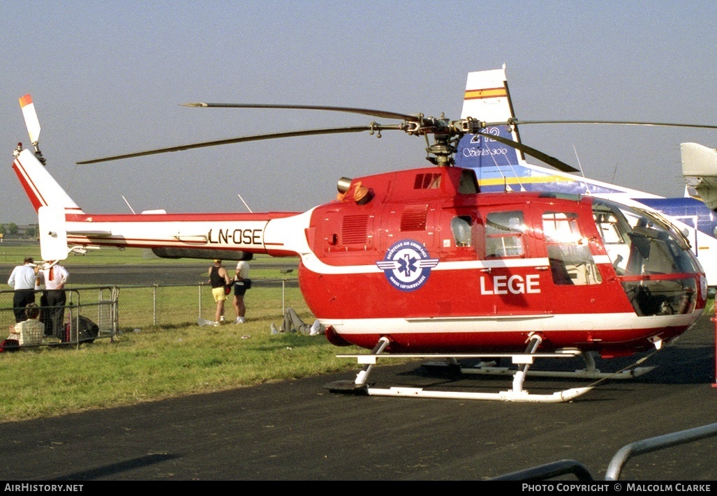 Aircraft Photo of LN-OSE | MBB BO-105CBS-4 | Norsk Luftambulanse | AirHistory.net #88377