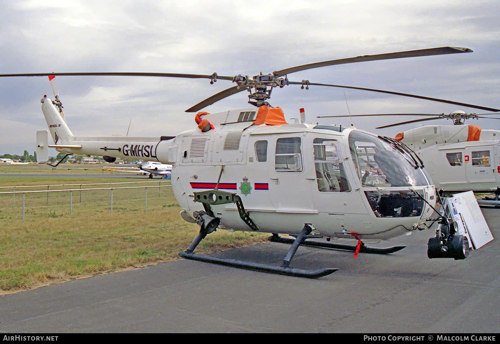 Aircraft Photo of G-MHSL | MBB BO-105DBS-4 | Staffordshire Police | AirHistory.net #88382