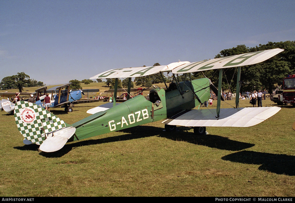 Aircraft Photo of G-AOZB | De Havilland D.H. 82A Tiger Moth II | AirHistory.net #88408