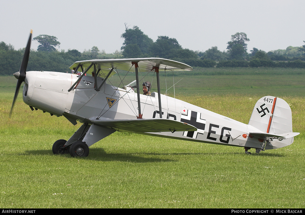 Aircraft Photo of G-RETA / 4477 | CASA 1.131E Jungmann | Germany - Air Force | AirHistory.net #88442