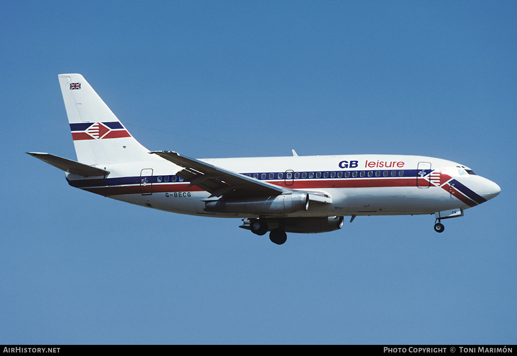 Aircraft Photo of G-BECG | Boeing 737-204/Adv | GB Leisure | AirHistory.net #88448