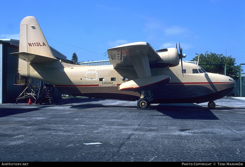 Aircraft Photo of N113LA | Grumman HU-16B Albatross | AirHistory.net #88449