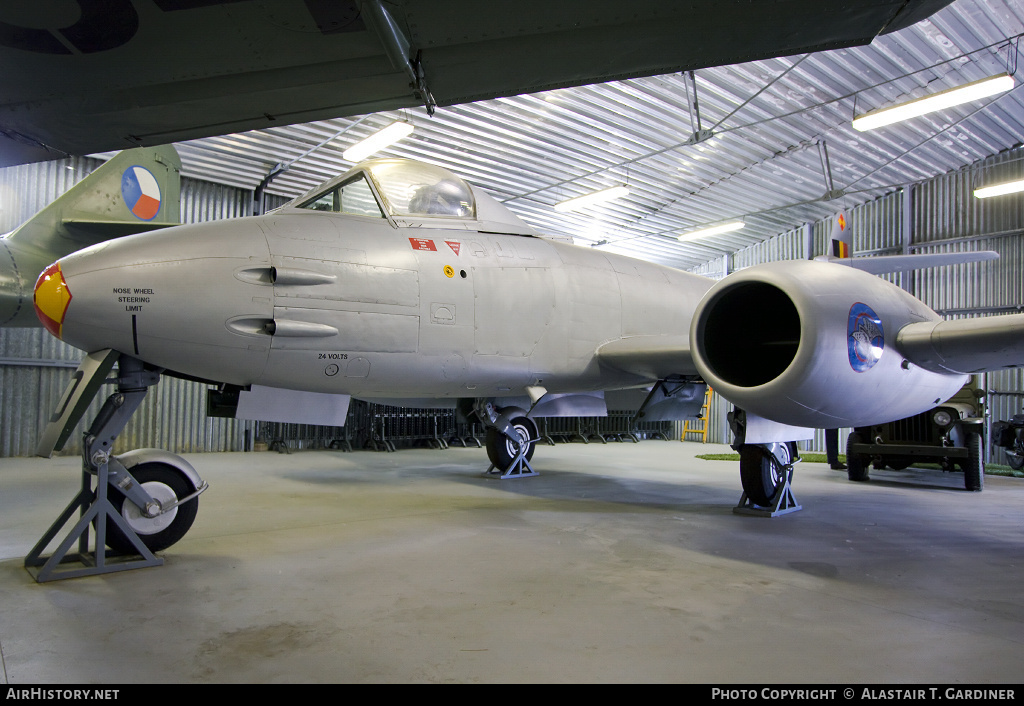 Aircraft Photo of EG-247 | Gloster Meteor F8 | Belgium - Air Force | AirHistory.net #88488