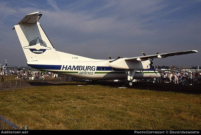 Aircraft Photo of C-FCTD | De Havilland Canada DHC-8-102 Dash 8 | Hamburg Airlines | AirHistory.net #88533