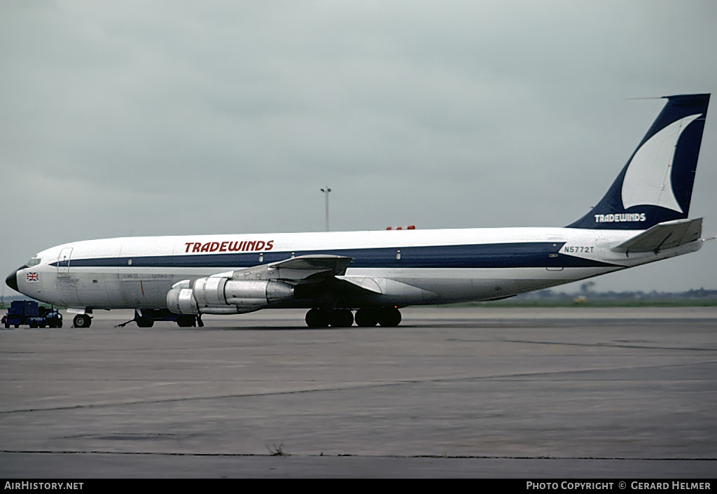 Aircraft Photo of N5772T | Boeing 707-331C | Tradewinds Airways | AirHistory.net #88534