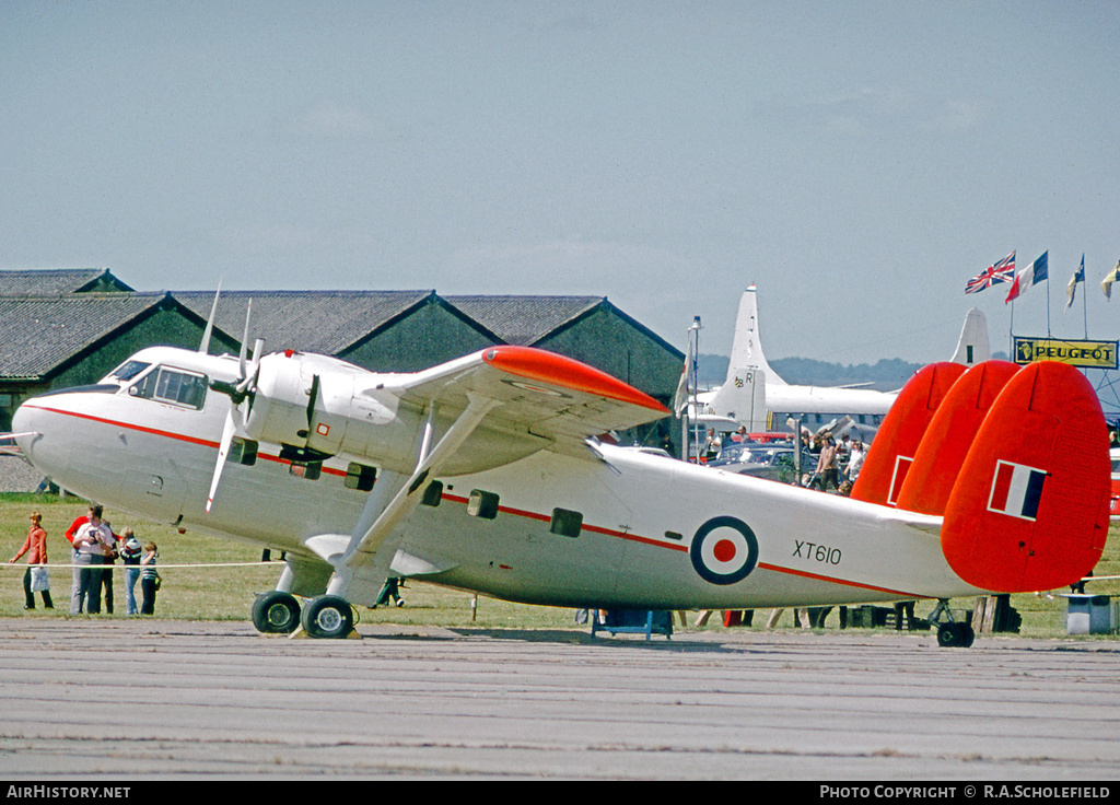 Aircraft Photo of XT610 | Scottish Aviation Twin Pioneer CC.2 | UK - Air Force | AirHistory.net #88570