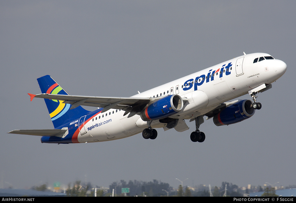 Aircraft Photo of N603NK | Airbus A320-232 | Spirit Airlines | AirHistory.net #88573