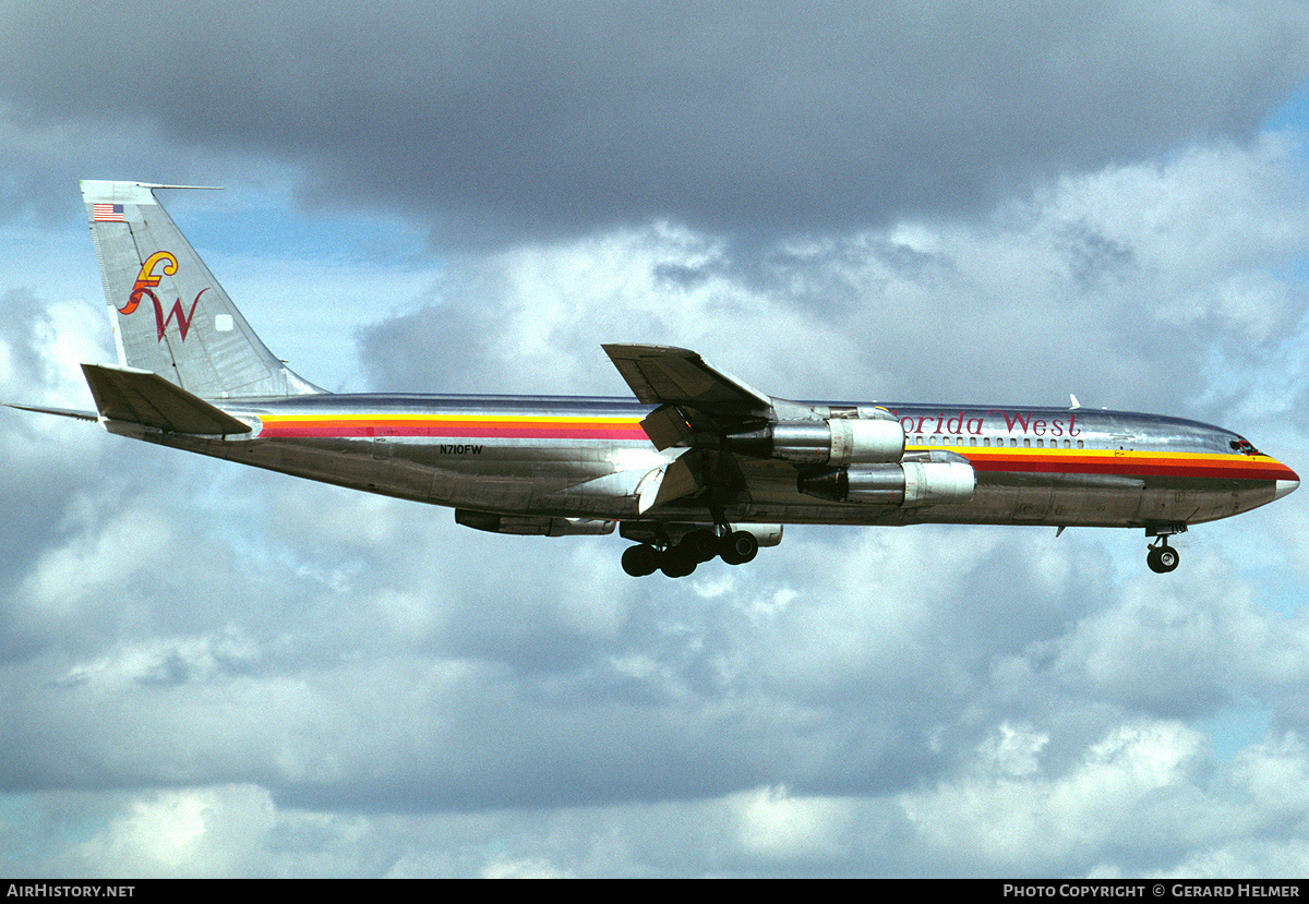 Aircraft Photo of N710FW | Boeing 707-321C | Florida West Airlines | AirHistory.net #88587