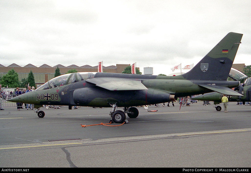 Aircraft Photo of 4009 | Dassault-Dornier Alpha Jet A | Germany - Air Force | AirHistory.net #88592