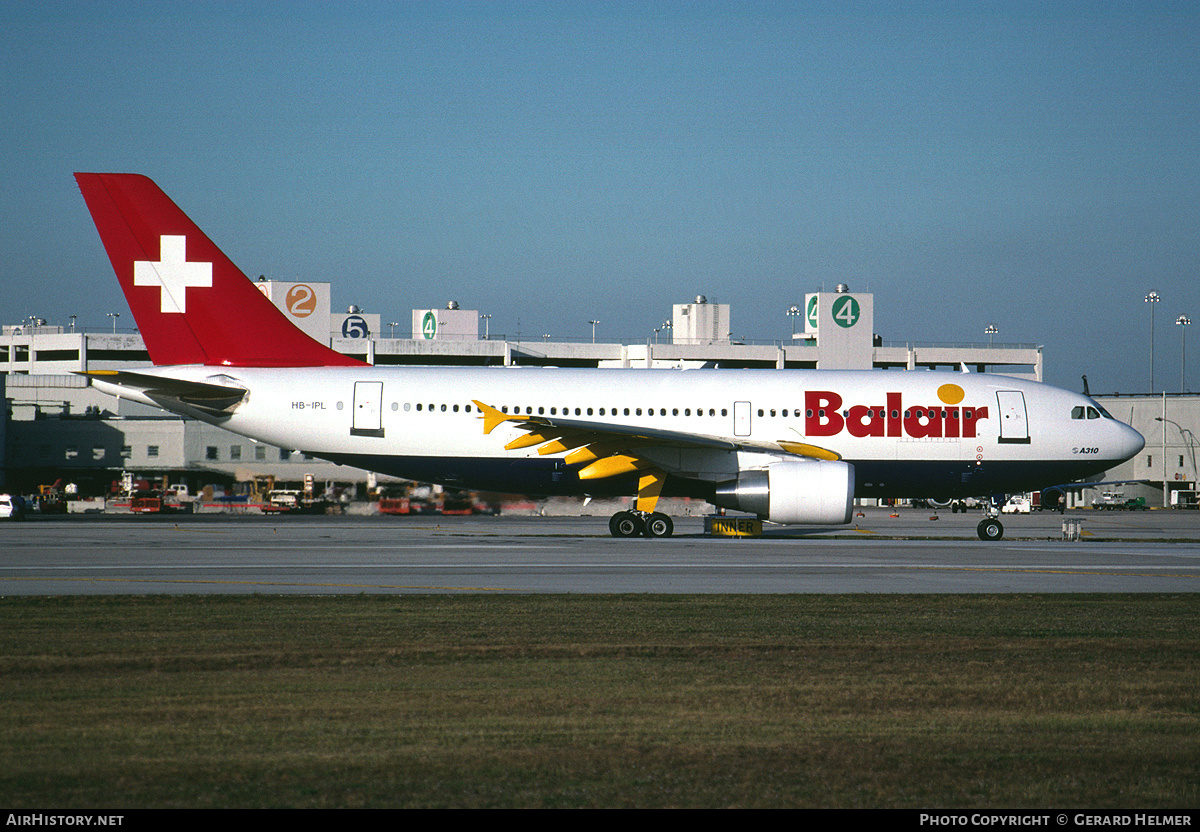 Aircraft Photo of HB-IPL | Airbus A310-325/ET | Balair | AirHistory.net #88596
