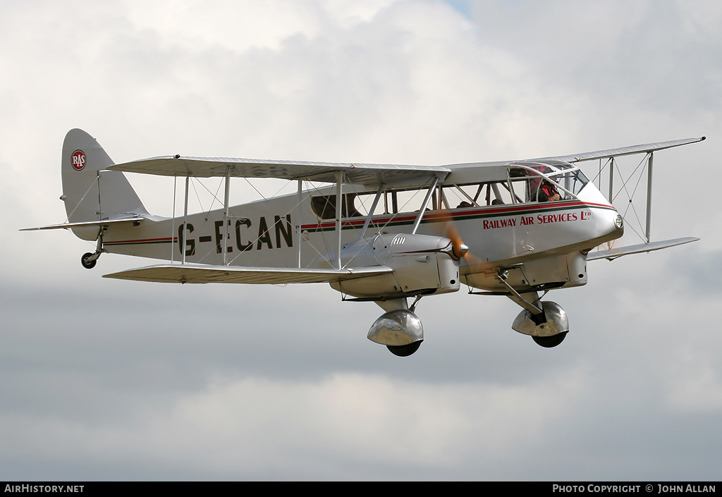 Aircraft Photo of G-ECAN | De Havilland D.H. 84A Dragon 3 | Railway Air Services | AirHistory.net #88607