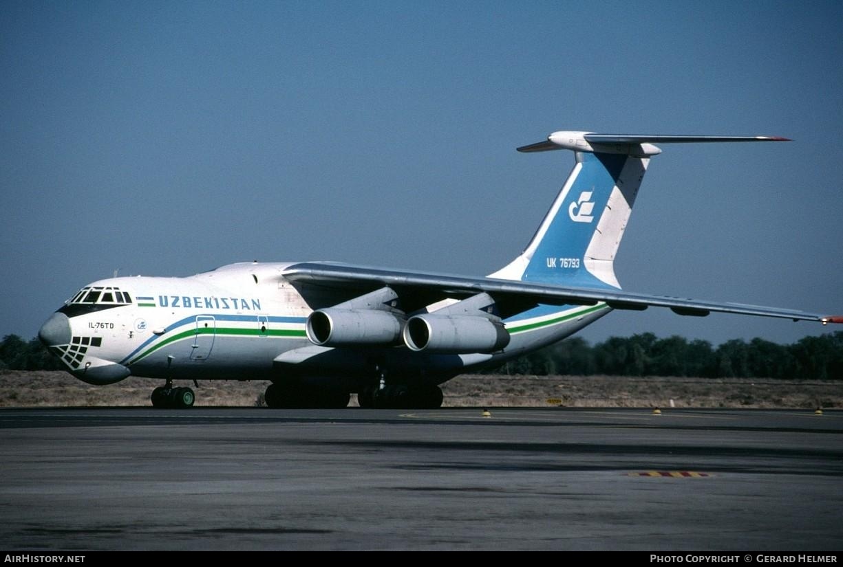 Aircraft Photo of UK-76793 | Ilyushin Il-76TD | Uzbekistan Airways | AirHistory.net #88621