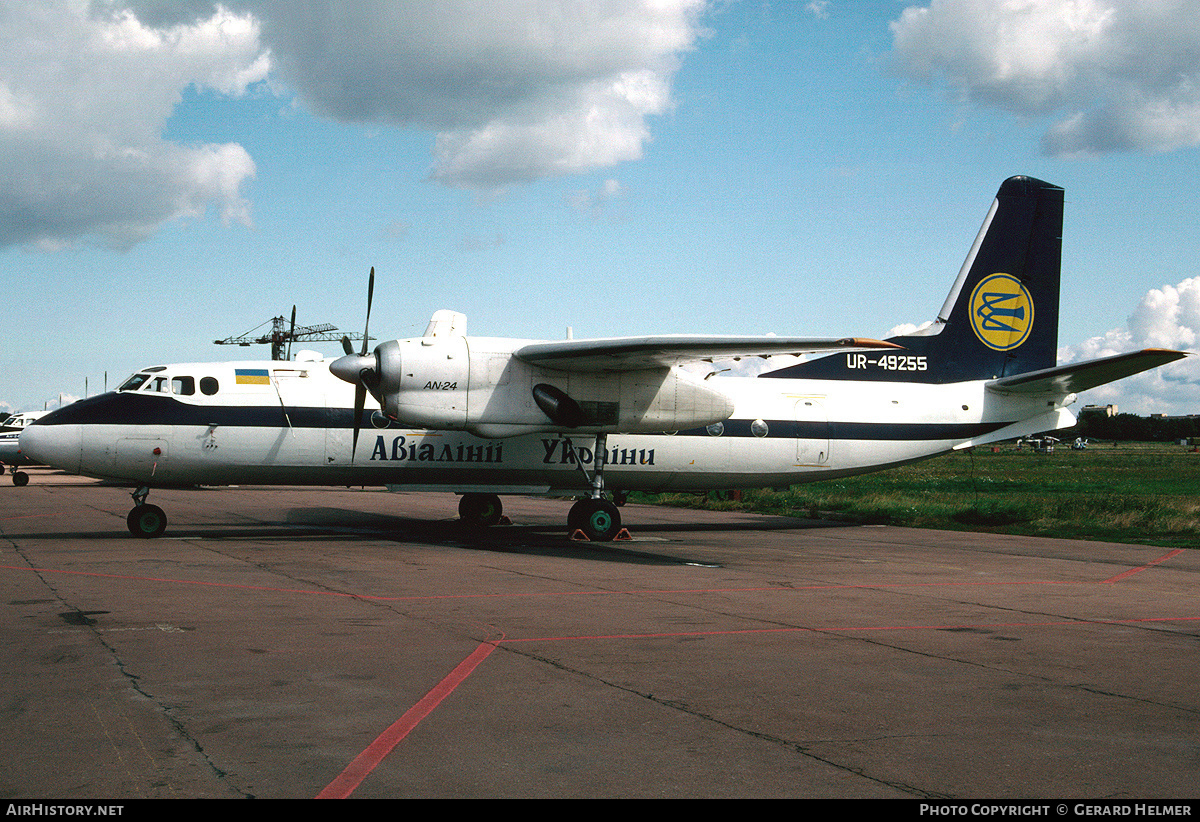 Aircraft Photo of UR-49255 | Antonov An-24V | Air Ukraine | AirHistory.net #88622