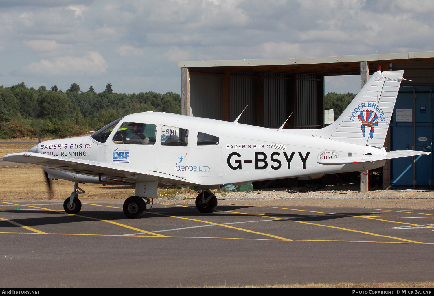 Aircraft Photo of G-BSYY | Piper PA-28-161 Cherokee Warrior II | Aerobility | AirHistory.net #88652