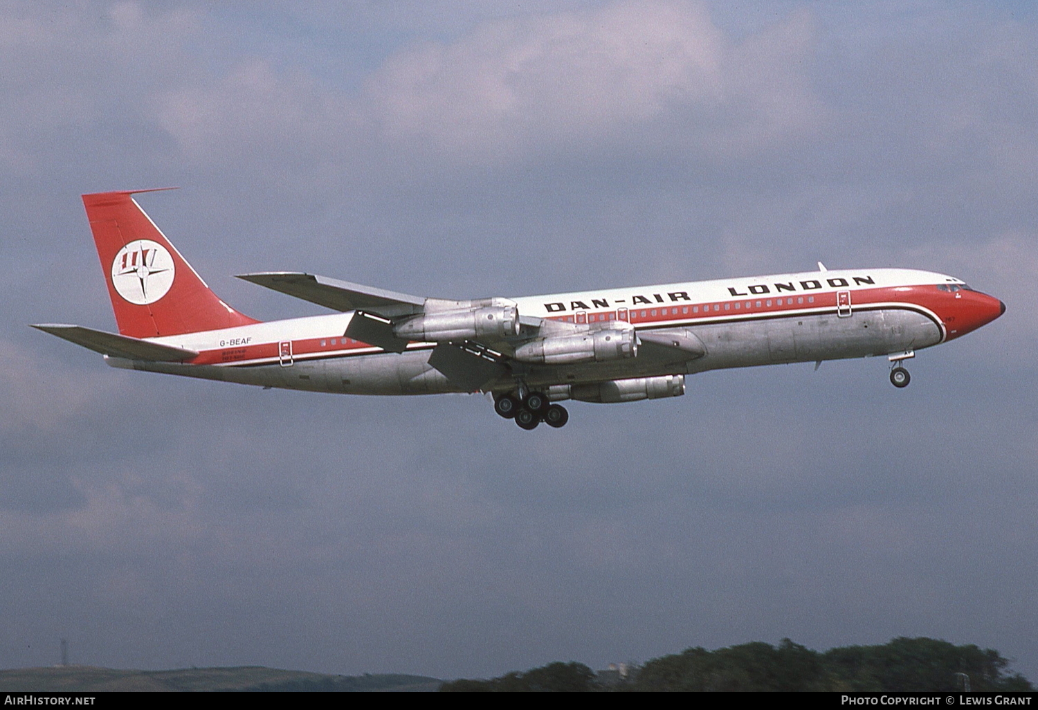 Aircraft Photo of G-BEAF | Boeing 707-321C | Dan-Air London | AirHistory.net #88659