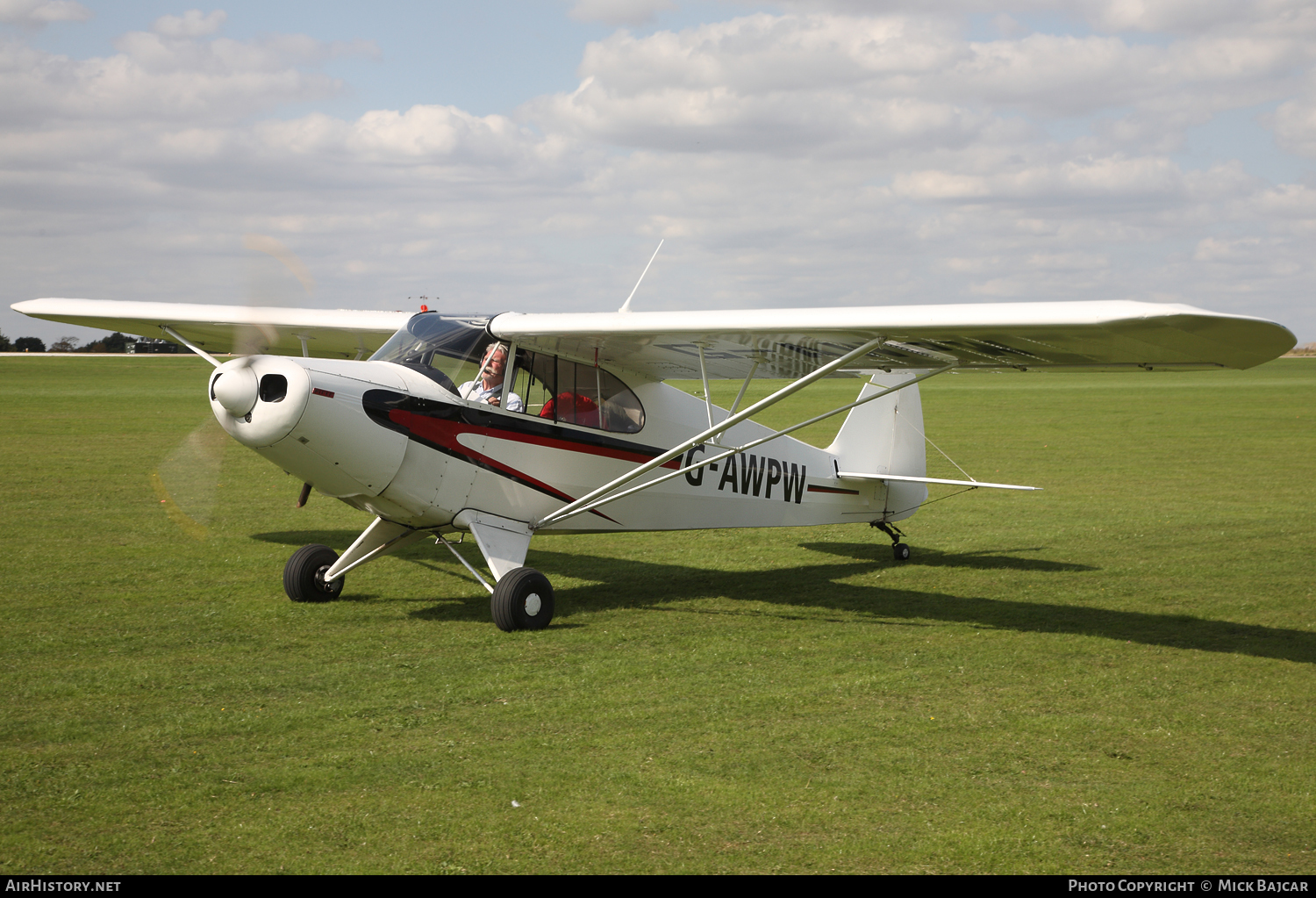 Aircraft Photo of G-AWPW | Piper PA-12 Super Cruiser | AirHistory.net #88667