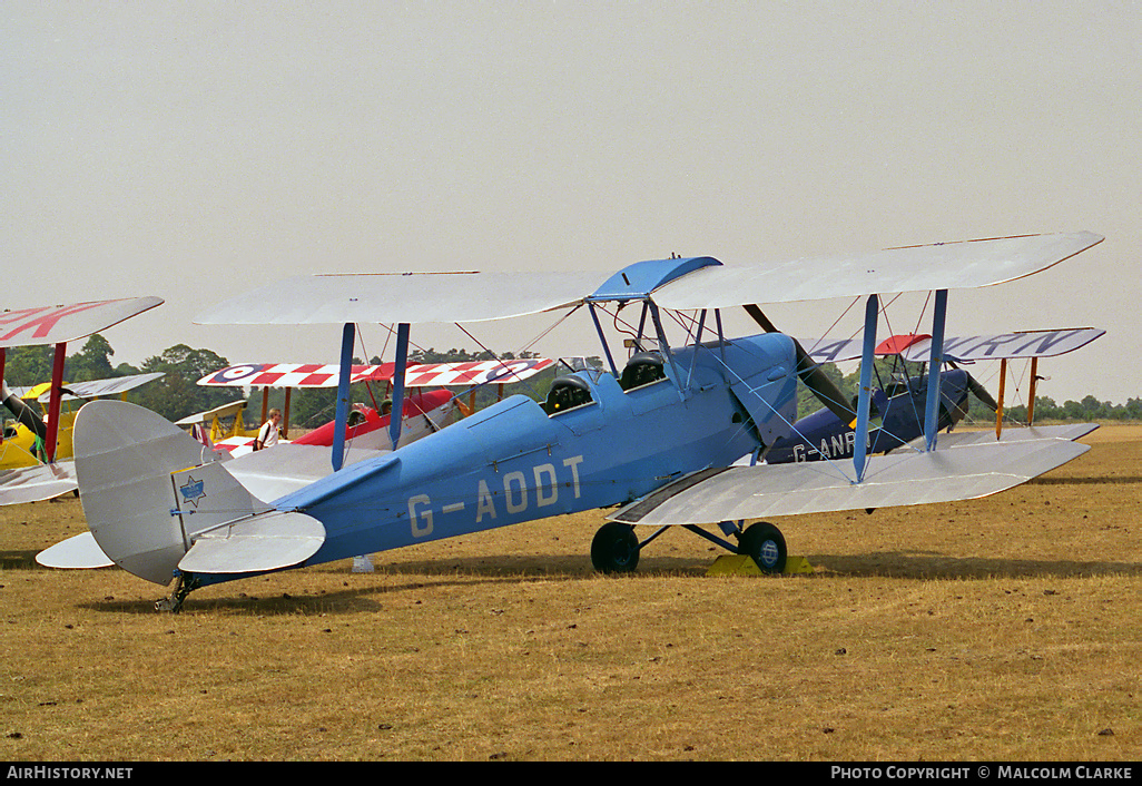 Aircraft Photo of G-AODT | De Havilland D.H. 82A Tiger Moth II | AirHistory.net #88676