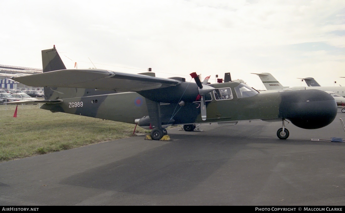Aircraft Photo of ZG989 | Pilatus Britten-Norman BN-2T Islander/ASTOR | UK - Army | AirHistory.net #88685