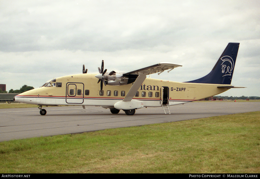 Aircraft Photo of G-ZAPF | Short 360-300 | Titan Airways | AirHistory.net #88694