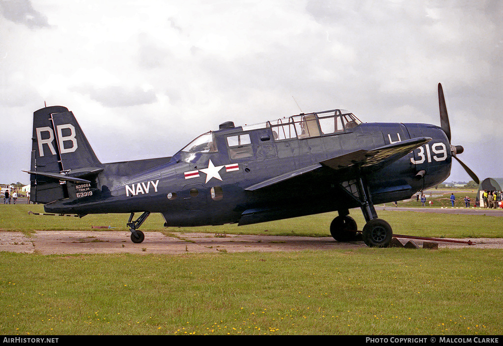 Aircraft Photo of N3966A / 53319 | Grumman TBM-3R Avenger | USA - Navy | AirHistory.net #88705