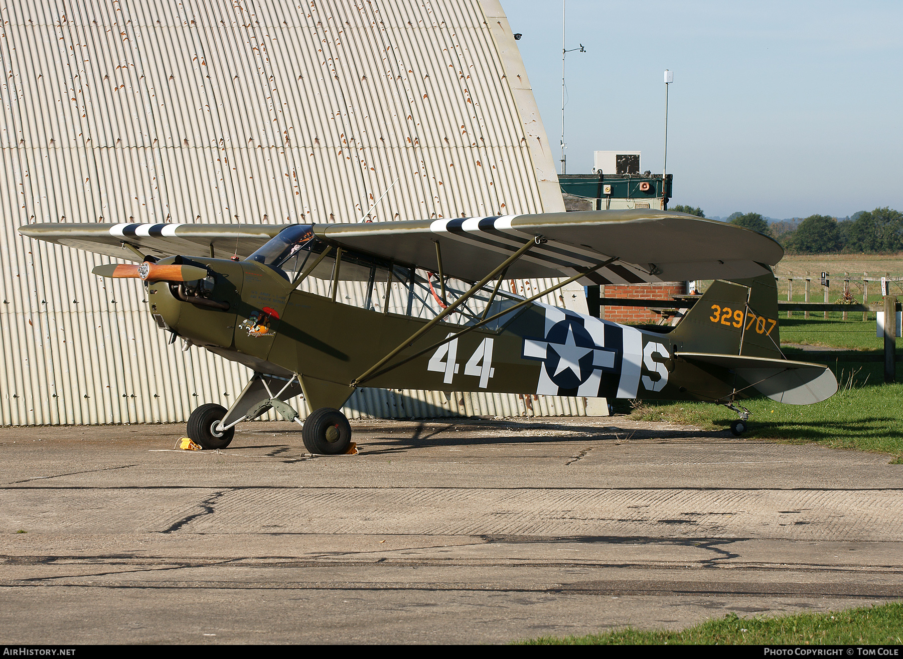 Aircraft Photo of G-BFBY / 329707 | Piper J-3C-65 Cub | USA - Air Force | AirHistory.net #88742