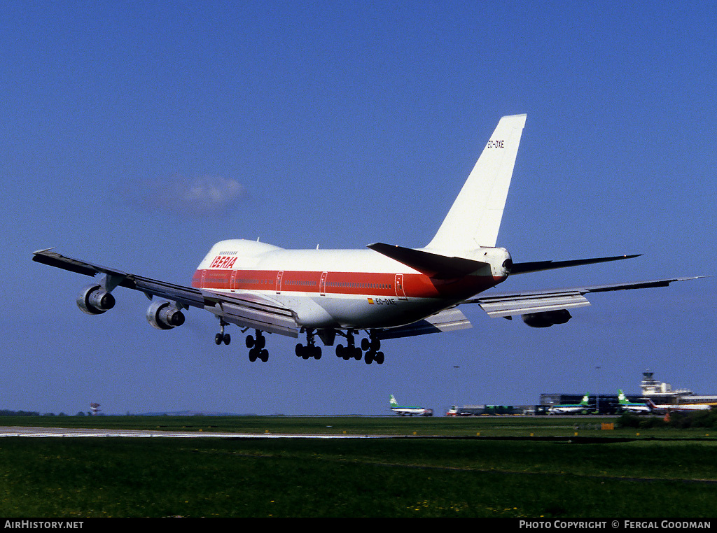Aircraft Photo of EC-DXE | Boeing 747-133 | Iberia | AirHistory.net #88751
