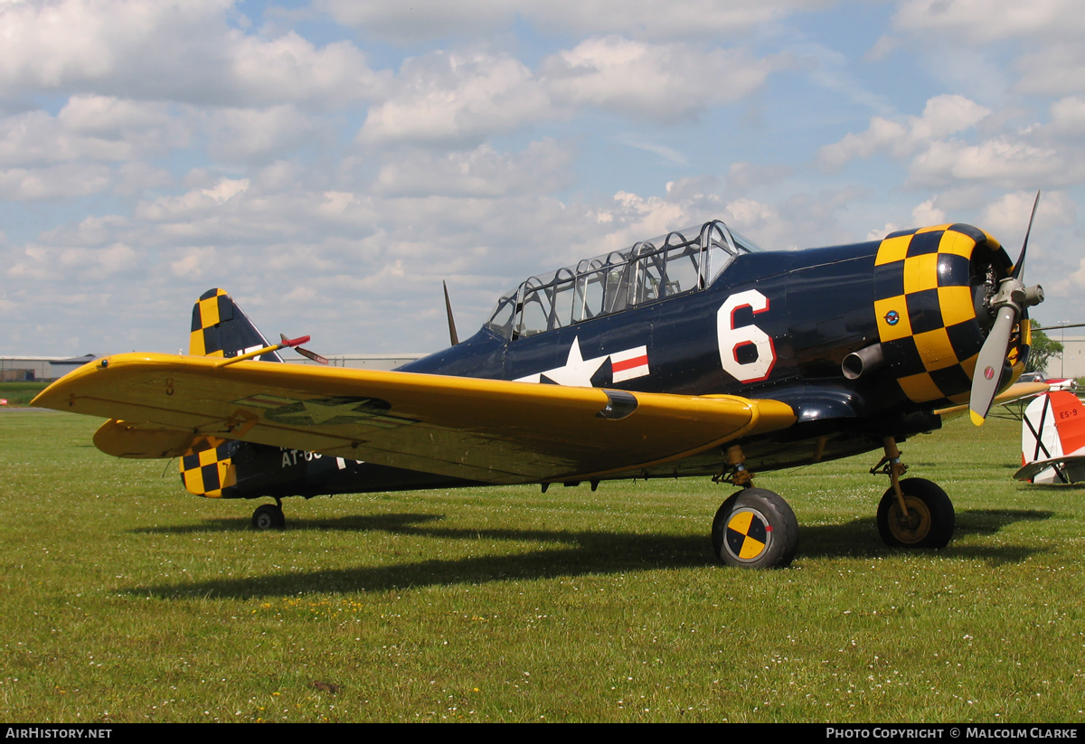 Aircraft Photo of G-TSIX / 111836 | North American AT-6C Harvard IIA | USA - Navy | AirHistory.net #88781