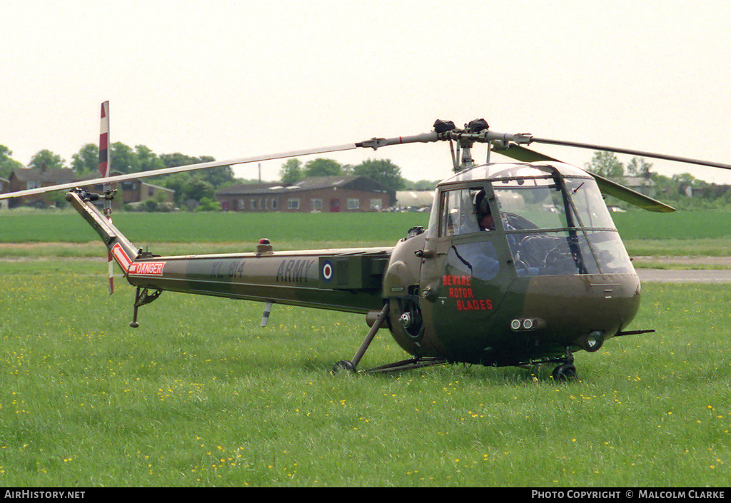 Aircraft Photo of XL814 | Saunders-Roe Skeeter AOP12 | UK - Army | AirHistory.net #88795