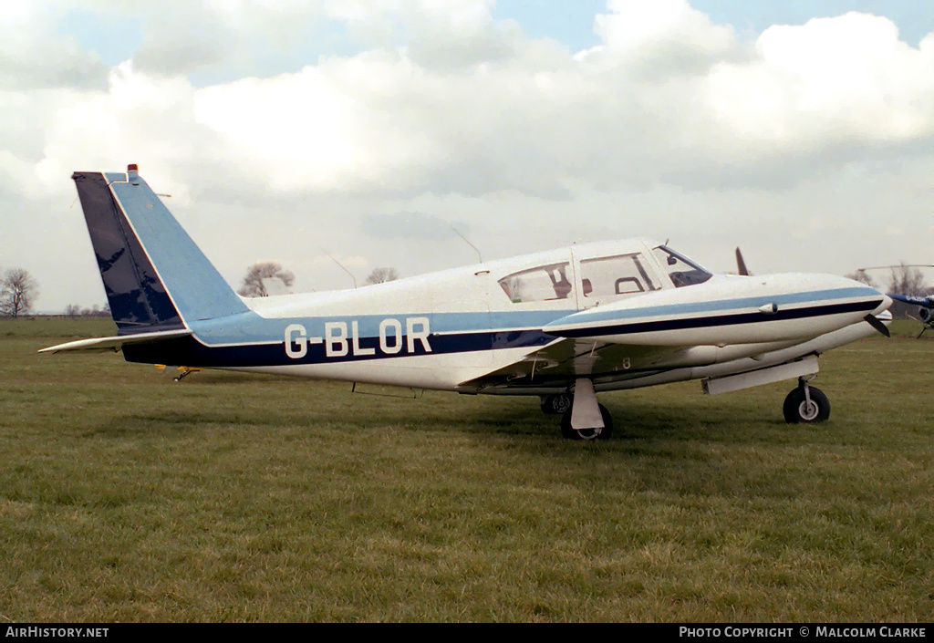 Aircraft Photo of G-BLOR | Piper PA-30-160 Twin Comanche | AirHistory.net #88814