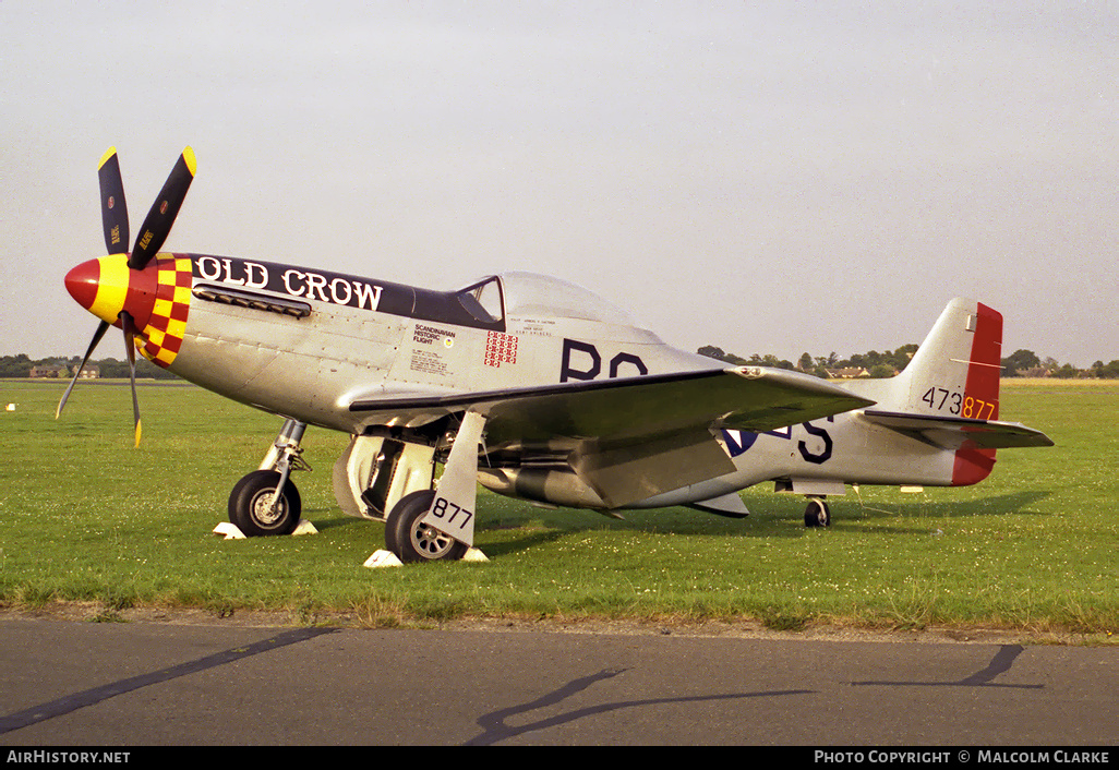 Aircraft Photo of N167F / 473877 | North American P-51D Mustang | Scandinavian Historic Flight | USA - Air Force | AirHistory.net #88818