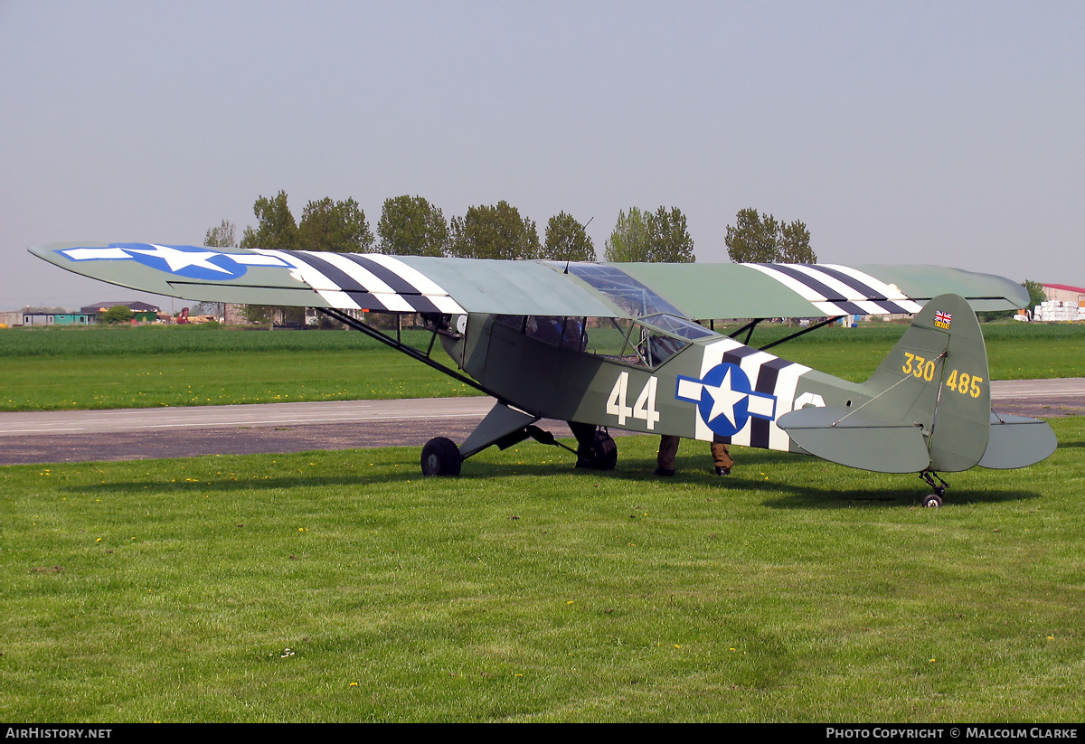 Aircraft Photo of G-AJES / 330485 | Piper L-4H Grasshopper (J-3C-65D) | USA - Air Force | AirHistory.net #88848