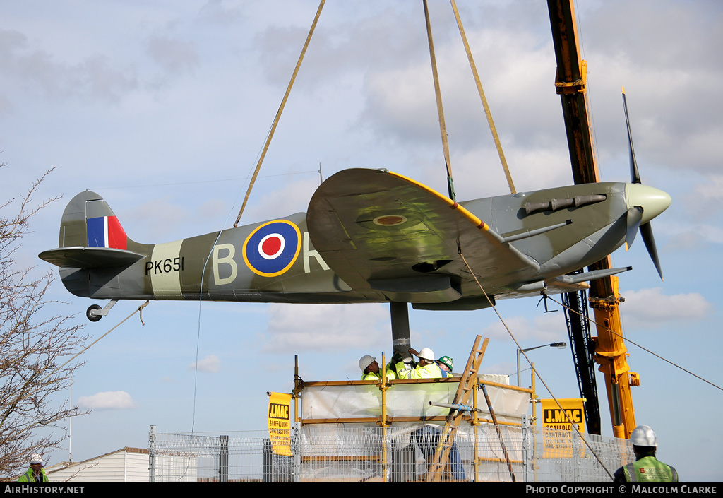 Aircraft Photo of PK651 | Supermarine Spitfire (model) | UK - Air Force | AirHistory.net #88852