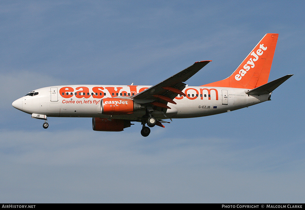 Aircraft Photo of G-EZJB | Boeing 737-73V | EasyJet | AirHistory.net #88914
