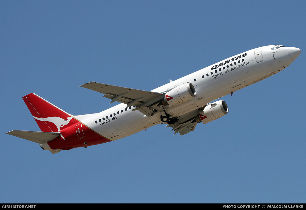 Aircraft Photo of VH-TJT | Boeing 737-476 | Qantas | AirHistory.net #88915