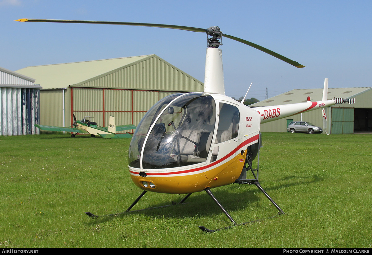 Aircraft Photo of G-DABS | Robinson R-22 Beta II | AirHistory.net #88925