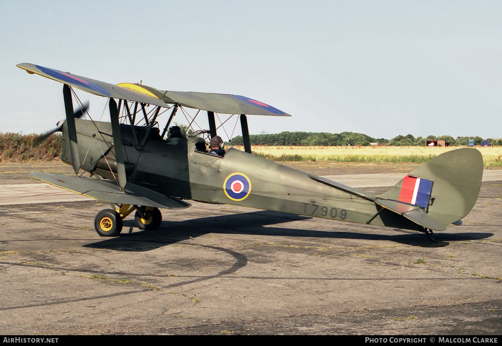 Aircraft Photo of G-ANON / T7909 | De Havilland D.H. 82A Tiger Moth II | UK - Air Force | AirHistory.net #88935