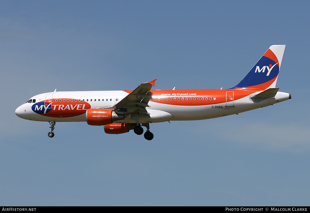 Aircraft Photo of G-DHRG | Airbus A320-214 | MyTravel Airways | AirHistory.net #88940